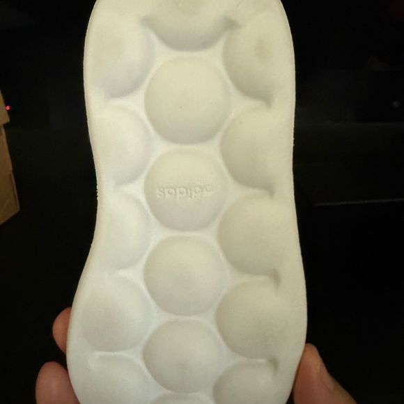 Adidas Kids' White and Black Velcro Sneakers - Picture 4 of 5